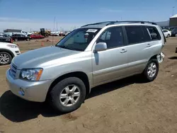 Salvage cars for sale at Brighton, CO auction: 2003 Toyota Highlander Limited