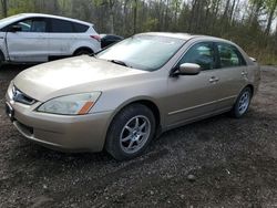 Salvage cars for sale from Copart Bowmanville, ON: 2004 Honda Accord EX