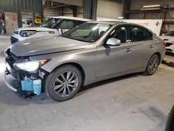 Salvage cars for sale at Eldridge, IA auction: 2014 Infiniti Q50 Base