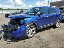 Salvage cars for sale from Copart Fredericksburg, VA: 2013 Ford Explorer Limited