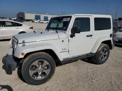 Salvage cars for sale at Haslet, TX auction: 2016 Jeep Wrangler Sahara