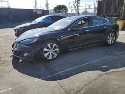 Salvage cars for sale at Wilmington, CA auction: 2021 Tesla Model S