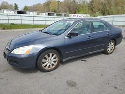 Salvage cars for sale at Assonet, MA auction: 2006 Honda Accord LX