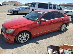 Salvage cars for sale at North Las Vegas, NV auction: 2009 Mercedes-Benz C300