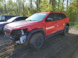 Salvage cars for sale from Copart Bowmanville, ON: 2019 Jeep Cherokee Trailhawk