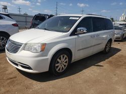 Salvage cars for sale from Copart Chicago Heights, IL: 2012 Chrysler Town & Country Touring L