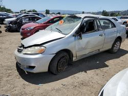 Salvage cars for sale at San Martin, CA auction: 2004 Toyota Corolla CE