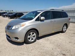 Salvage cars for sale from Copart Houston, TX: 2016 Toyota Sienna LE