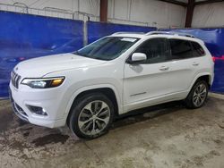 Jeep salvage cars for sale: 2019 Jeep Cherokee Overland