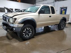 Salvage cars for sale from Copart Blaine, MN: 2002 Toyota Tacoma Xtracab