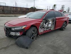 Honda Accord Sport Vehiculos salvage en venta: 2019 Honda Accord Sport