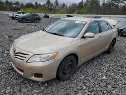 Salvage cars for sale from Copart Candia, NH: 2010 Toyota Camry Base