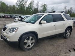 Salvage cars for sale from Copart Leroy, NY: 2011 GMC Acadia SLT-1