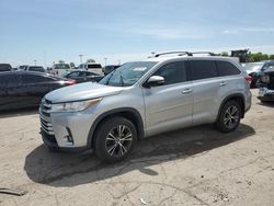 Salvage cars for sale at Indianapolis, IN auction: 2017 Toyota Highlander LE