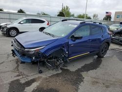 Salvage cars for sale at Littleton, CO auction: 2024 Subaru Crosstrek Sport