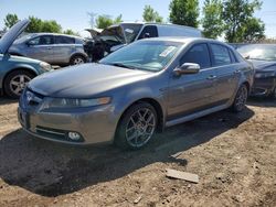 Salvage cars for sale at Elgin, IL auction: 2007 Acura TL Type S