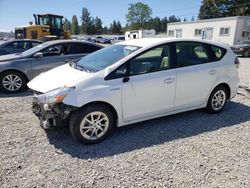 Salvage cars for sale at Graham, WA auction: 2015 Toyota Prius V