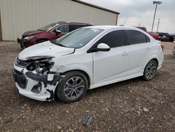 Salvage cars for sale at Temple, TX auction: 2020 Chevrolet Sonic LT