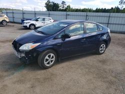 Salvage cars for sale at Harleyville, SC auction: 2012 Toyota Prius