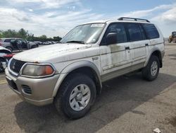 Salvage cars for sale from Copart Pennsburg, PA: 2003 Mitsubishi Montero Sport XLS