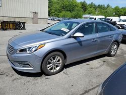 Salvage cars for sale at Exeter, RI auction: 2015 Hyundai Sonata SE