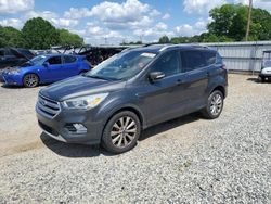 Salvage cars for sale at Mocksville, NC auction: 2017 Ford Escape Titanium