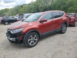 Salvage cars for sale at North Billerica, MA auction: 2018 Honda CR-V EXL