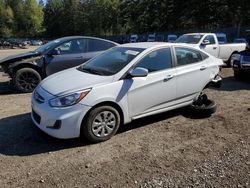 Salvage cars for sale from Copart Graham, WA: 2017 Hyundai Accent SE