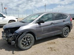 Salvage cars for sale at Greenwood, NE auction: 2016 Honda CR-V SE