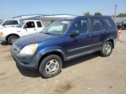 Salvage cars for sale at San Diego, CA auction: 2002 Honda CR-V LX