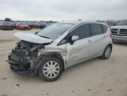 Salvage cars for sale at San Antonio, TX auction: 2015 Nissan Versa Note S
