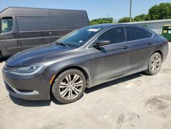 Salvage cars for sale at Wilmer, TX auction: 2015 Chrysler 200 Limited