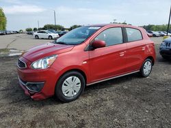 Salvage cars for sale at East Granby, CT auction: 2018 Mitsubishi Mirage ES