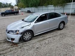 Salvage cars for sale from Copart Knightdale, NC: 2012 Volkswagen Passat S
