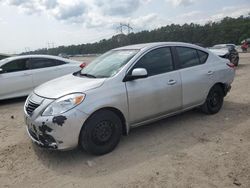 Salvage cars for sale from Copart Greenwell Springs, LA: 2013 Nissan Versa S