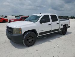 Salvage trucks for sale at Arcadia, FL auction: 2007 Chevrolet Silverado C1500 Crew Cab