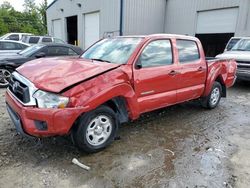 Salvage cars for sale from Copart Savannah, GA: 2015 Toyota Tacoma Double Cab
