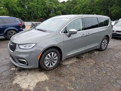 Salvage cars for sale from Copart Austell, GA: 2022 Chrysler Pacifica Hybrid Limited