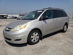 Salvage cars for sale from Copart Sun Valley, CA: 2006 Toyota Sienna CE