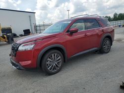 Salvage cars for sale at Lumberton, NC auction: 2022 Nissan Pathfinder SL