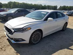 Salvage cars for sale at Conway, AR auction: 2017 Ford Fusion Titanium