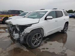 Salvage cars for sale at Grand Prairie, TX auction: 2019 GMC Acadia Denali