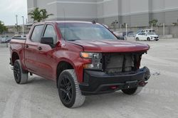 Vehiculos salvage en venta de Copart Opa Locka, FL: 2021 Chevrolet Silverado K1500 Trail Boss Custom