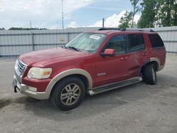 Salvage cars for sale from Copart Dunn, NC: 2007 Ford Explorer Eddie Bauer
