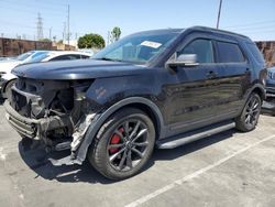 Salvage cars for sale from Copart Wilmington, CA: 2017 Ford Explorer XLT