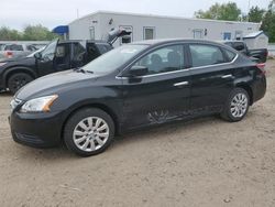 Salvage cars for sale from Copart Lyman, ME: 2014 Nissan Sentra S