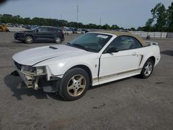 Salvage cars for sale at Dunn, NC auction: 2002 Ford Mustang