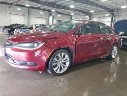 Salvage cars for sale at Ham Lake, MN auction: 2015 Chrysler 200 S