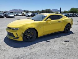 Salvage cars for sale at Las Vegas, NV auction: 2017 Chevrolet Camaro LT