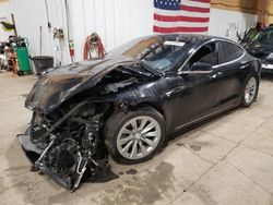 Salvage cars for sale at Anchorage, AK auction: 2018 Tesla Model S